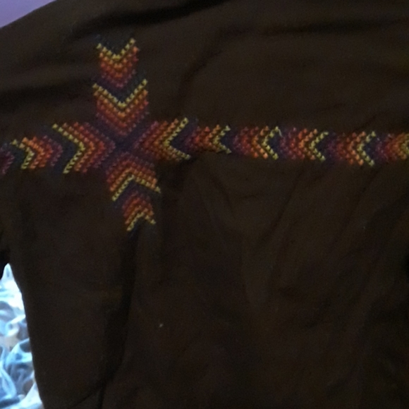 Brown button down rodeo shirt - Picture 2 of 2